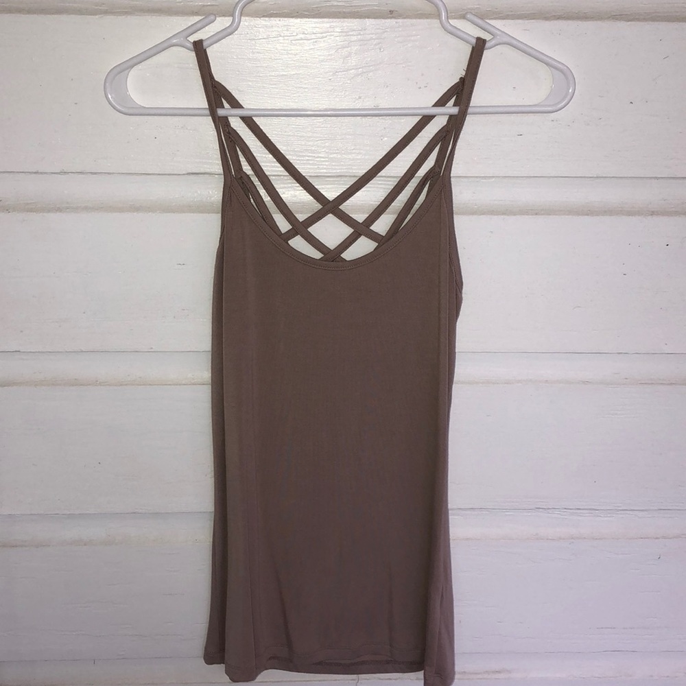 Taupe tank top